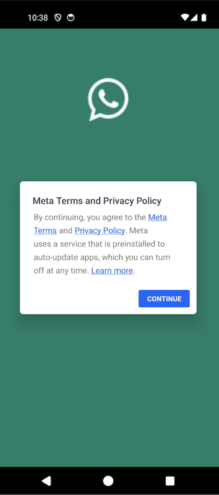 Meta terms and privacy policy