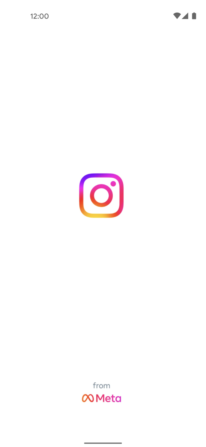 Splash screen
