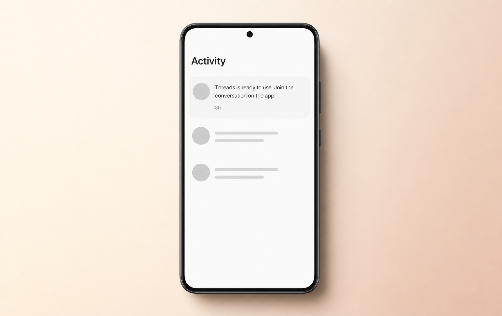 Re-engaging users through in-app notification
