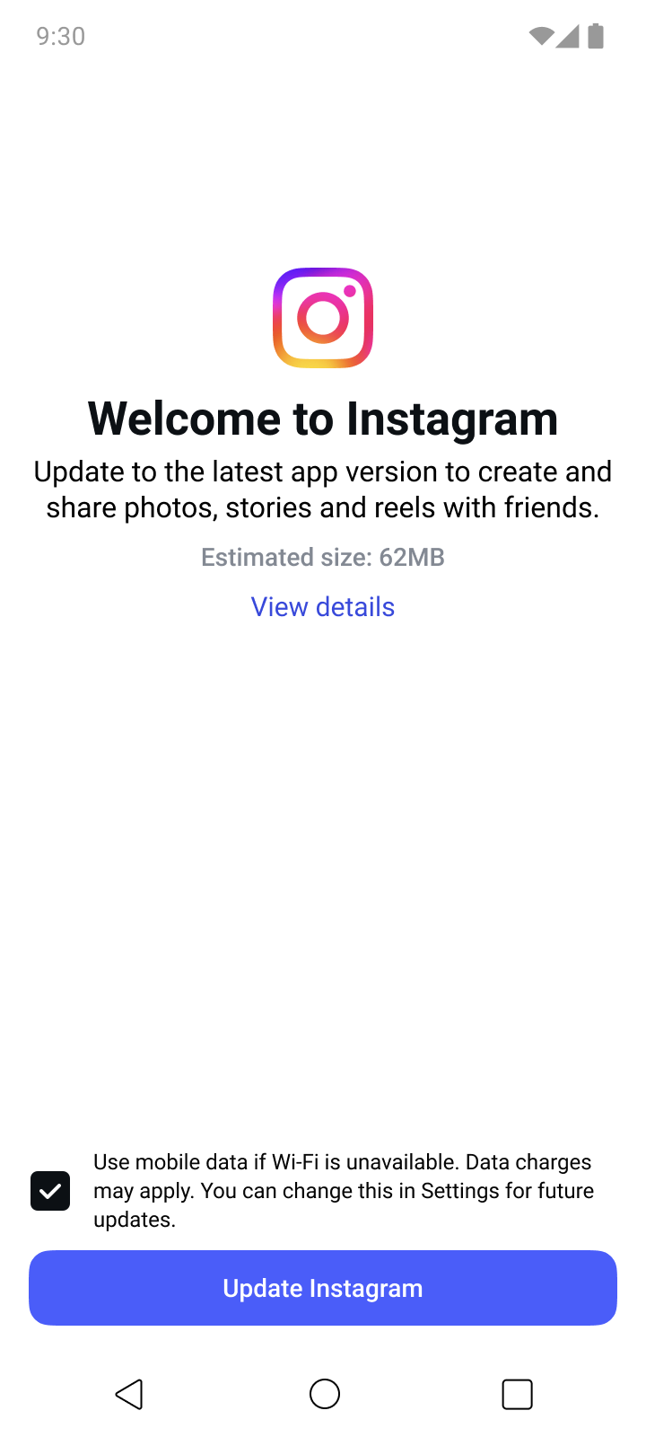 Welcome to Instagram