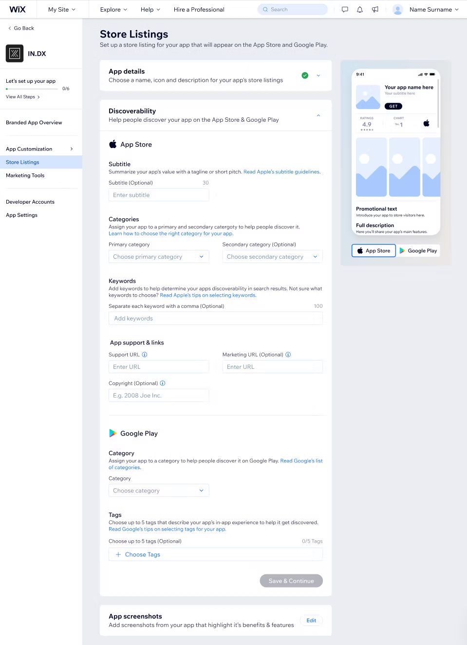 Store Listings: guidance for App Store and Google Play requirements